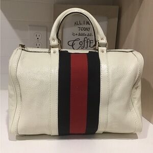 Gucci web Boston bag